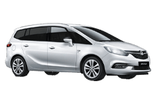 Car Hire Bexley - Vauxhall Zafira 5 + 2 - Minibus hire Bexley